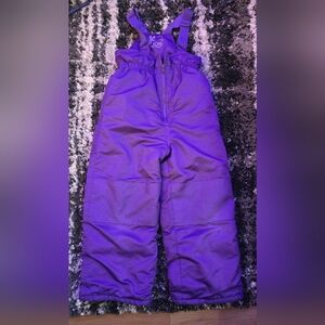 5T Kids Purple Snow Pants